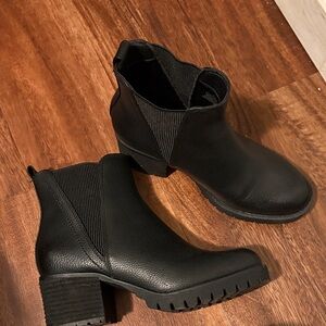 MIA Jody Chelsea Black Ankle Boots
